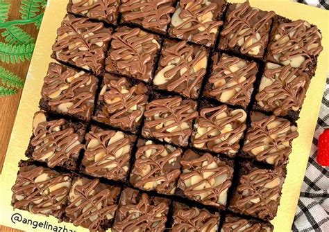 Resep Nutella Chewy Brownies Oleh Angelina Zhang Cookpad