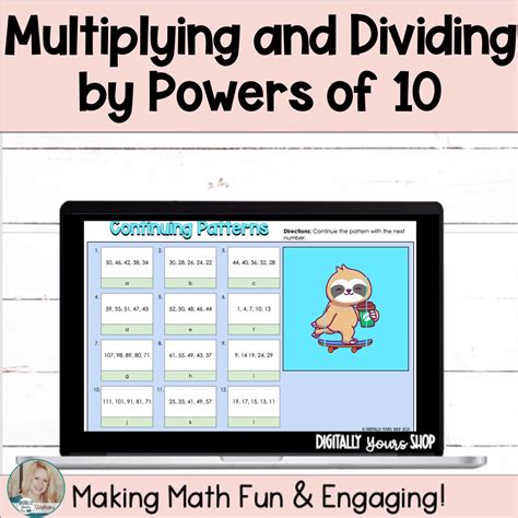 Multiplying And Dividing By Powers Of 10 Digital Activity Made By Teachers