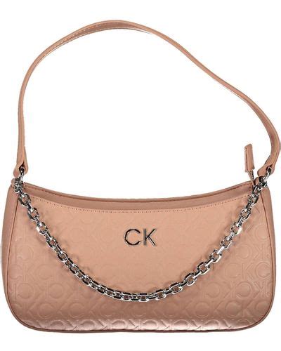 Pink Calvin Klein Satchel Bags And Purses For Women Lyst