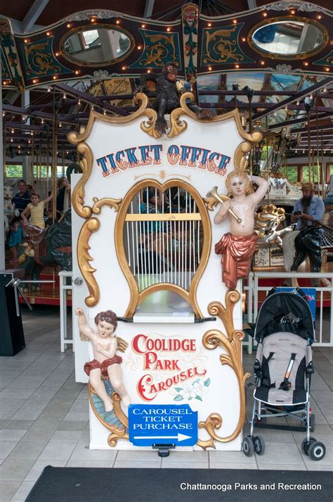 Coolidge Park Carousel,The 1894 Dentzel carousel is a central feature ...