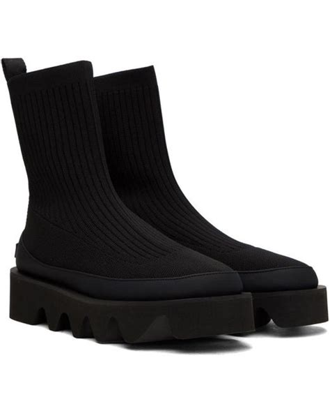 Issey Miyake United Nude Edition Bounce Fit Boots In Black Lyst