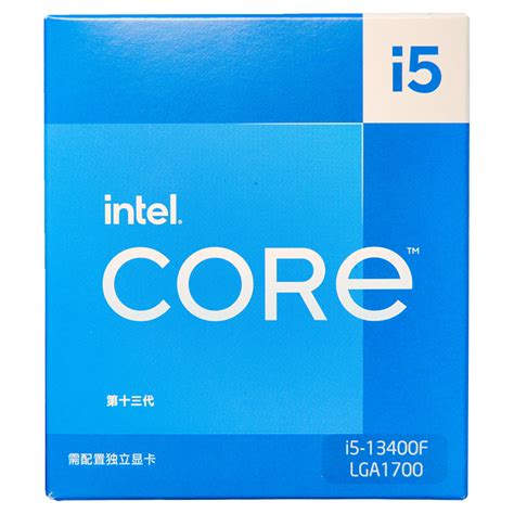 Intel英特尔 13代酷睿i5 13400f盒装cpu 10核心16线程电脑处理器虎窝淘