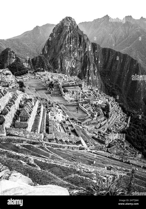 Machu Picchu Lost Incan City Stock Photo Alamy