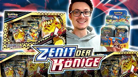 ZENIT DER KÖNIGE Mystery Booster mehr Pokémon Booster Opening