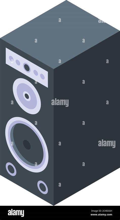 Sound Speaker Icon Isometric Style Stock Vector Image And Art Alamy