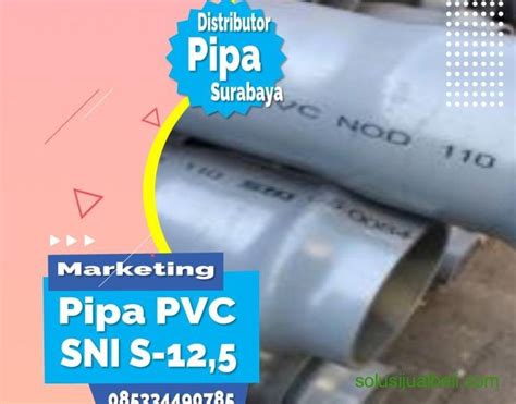 Harga Pipa Pvc Sni S Rrj Ukuran Kabupaten Tabanan