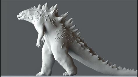 Blender Godzilla 2014 Walk Cycle YouTube