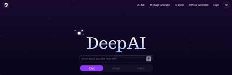 Deepai Ai Powered Creativity Tools