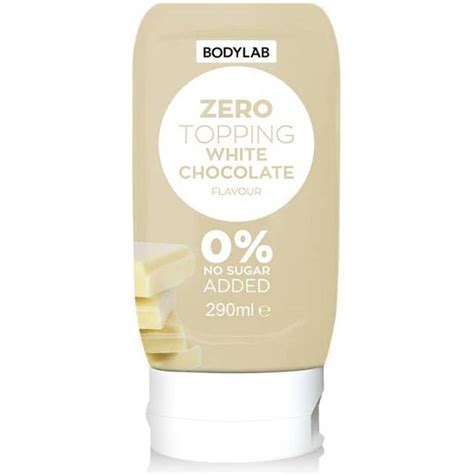 Bodylab Zero Topping White Chocolate 290ml • Pris