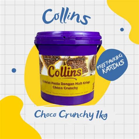 Jual Collins Choco Cruncy 1kg Collins Coklat 1 Kg Collins Crunchy