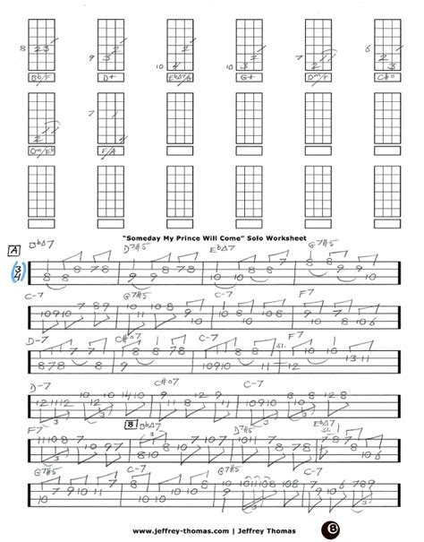 Someday My Prince Will Come Free Bass Tab By Jeffrey Thomas