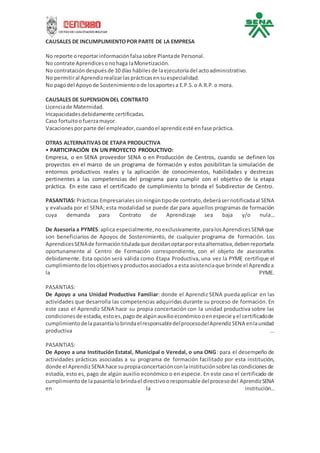 Alternativas Etapa Productiva Pdf