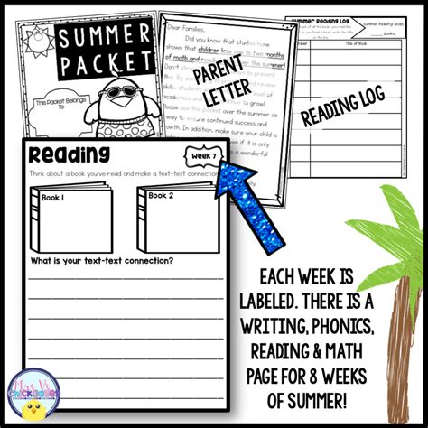 Second Grade Summer Packet 2nd Grade Entering 3rd Mrs Vs Chickadees