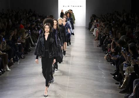 New York February 11 Models Walk Runway At Venexiana Fall Winter