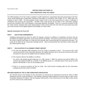 Fillable Online Instructions For Form Hmo Assistance Formsend