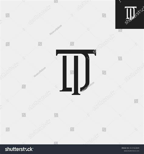 Exclusive Td Dttd Abstract Letters Logo Stock Vector Royalty Free