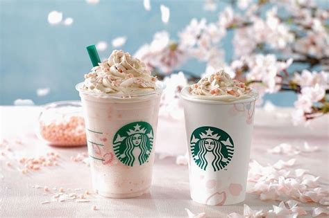 Starbucks Sakura Blossom Cream Frappuccino Latte Coffee Roasters