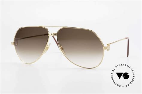 Sunglasses Cartier Vendome Santos L Special Edition Fully Gold