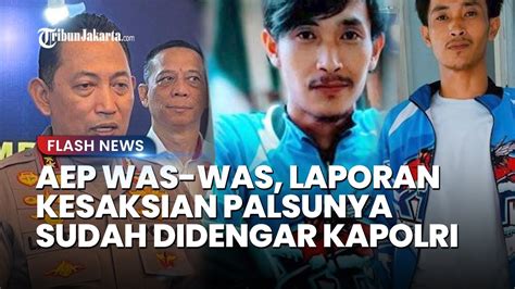 AEP Ketar Ketir Laporan Dugaan Kesaksian Palsu Sudah Didengar Kapolri