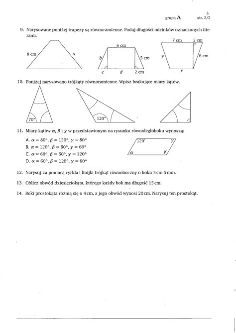 Figury Geometryczne Na Płaszczyźnie Klasa 8 Margaret Wiegel