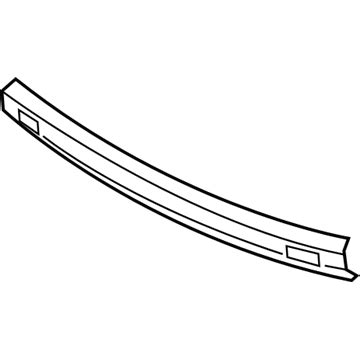 86631 1E060 Genuine Hyundai Beam Rear Bumper