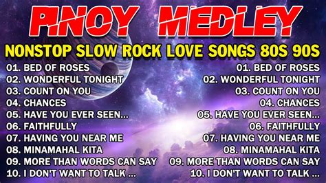 Slow Rock Medley Collection Nonstop Slow Rock Love Songs S S