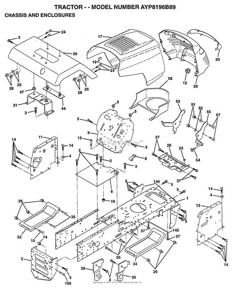 Ayp Electrolux B Parts Diagram For Chassis And Enclosures