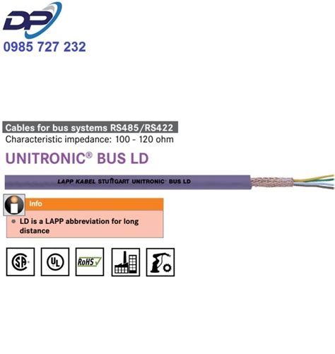 Cáp LAPP KABEL UNITRONIC BUS LD Chính Hãng Chống Nhiễu Giá Tốt