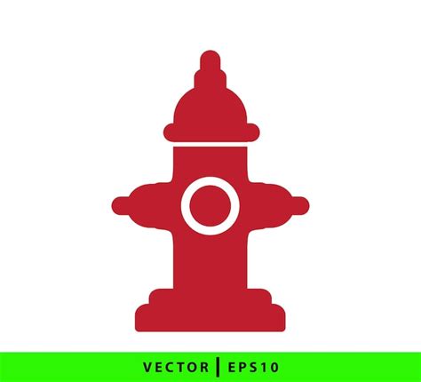 Premium Vector Hydrant Icon Vector Logo Design Template Illustration