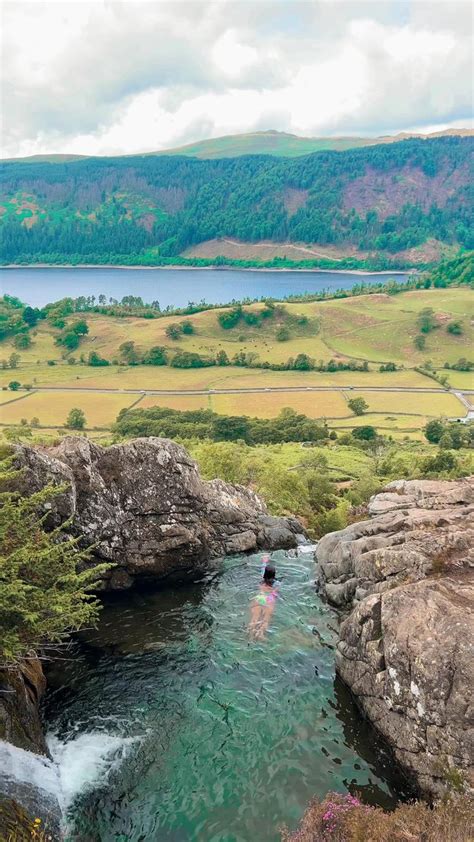 Incredible Lake District Waterfalls Thirlmere Infinity Pool Lake