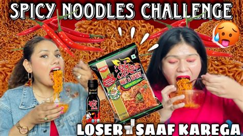 Spicy Noodle Challenge 🌶️🥵 Korean Spicy Noodles Challenge 🔥 Noodle Mukbange Challenge Food