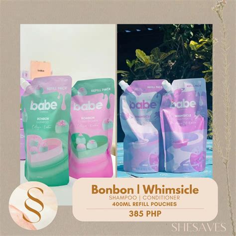 Babe Formula Bonbon Whimsicle Ml Refill Pouches Shampoo Conditioner