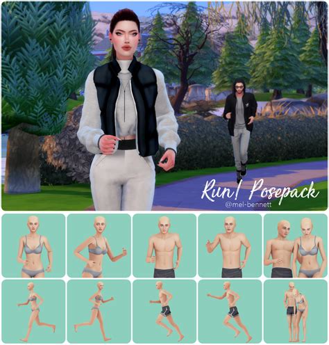 Sims 4 Run Posepack Mel Bennett Sims 4 Sims 4 Couple Poses Sims