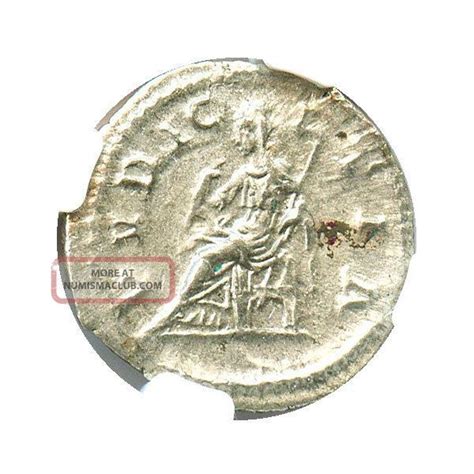 Ad Julia Maesa Ar Denarius Ngc Au Ancient Roman