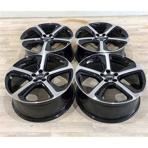 4x Original Audi Q5 Sq5 8r 85x20 Zoll Et33 Felgen 8r0601025cj Ca Alu