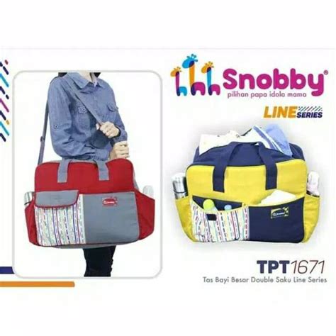 Jual Snobby Tas Bayi Diaper Bag Ukuran Besar Line Series Tpt