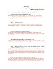 Neurophysiology Ol Lab Worksheet Pdf Biol Neurophysiology Name