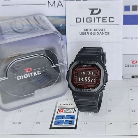 Jual Jam Tangan Pria Digitec Dg 6024t 6024 2024 Original Navy Lyr