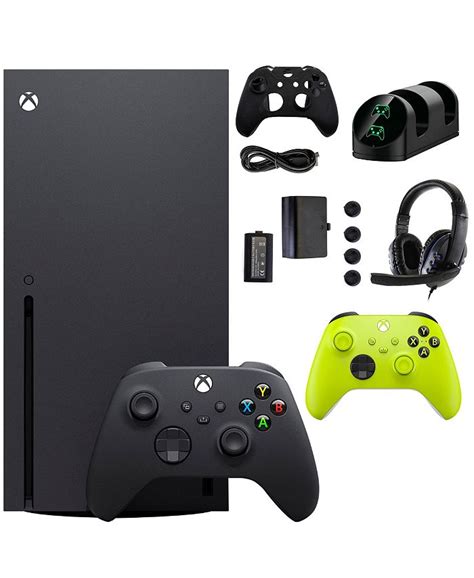 Microsoft Xbox Series X 1TB Console with Extra Green Controller and Accessories Kit | Bloomingdale's