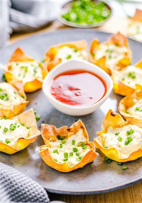 Baked Cream Cheese Wonton Cups Ready Under 20 Minutes