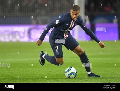 Paris Saint Germain S Kylian Mbapp During The Ligue Paris Saint