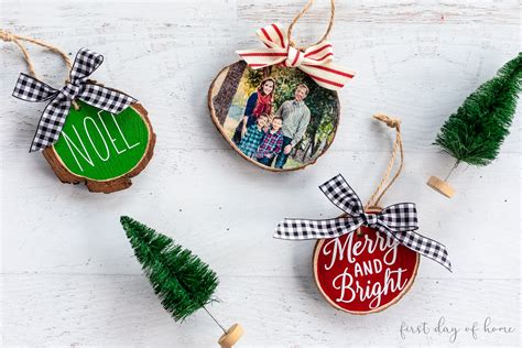 How To Make Easy DIY Wood Slice Ornaments