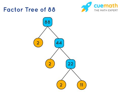 Factors Of 88 Find Prime Factorizationfactors Of 88