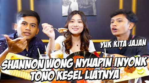 INYONK TONO BIKIN SHANNON WONG KETAGIHAN MAKAN NASI PADANG SAMPE