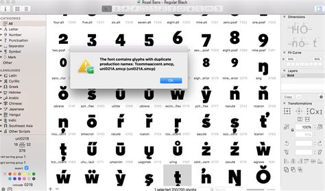 Font contains glyphs with duplicate production names - Glyphs - Glyphs ...