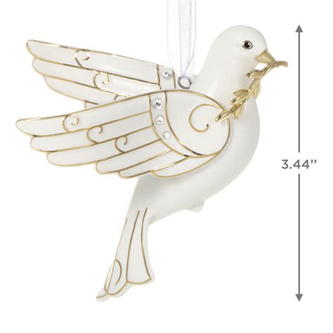 2019 Beauty Of Birds Peace Dove Hallmark Christmas Ornament Hooked On