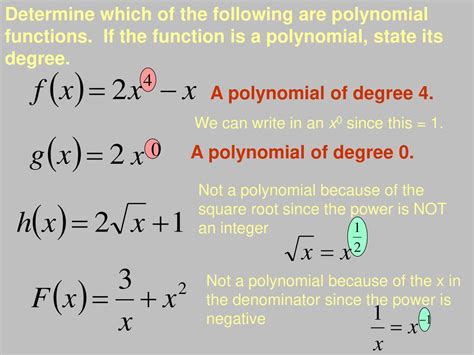 Polynomial Functions Ppt Download