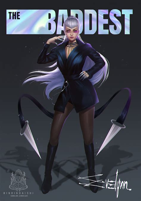 The Baddest Kda Evelynn By Rinrindaishi On Deviantart