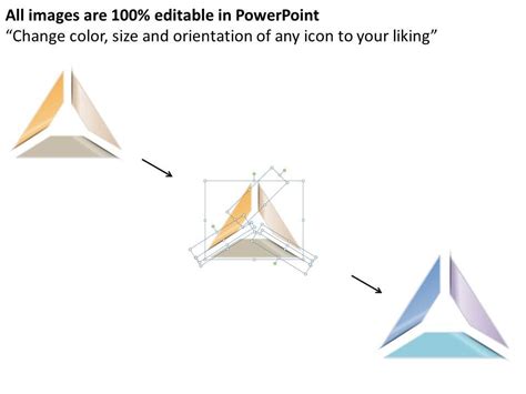 Editable Triangle Diagram For Powerpoint Powerpoint Slide Template