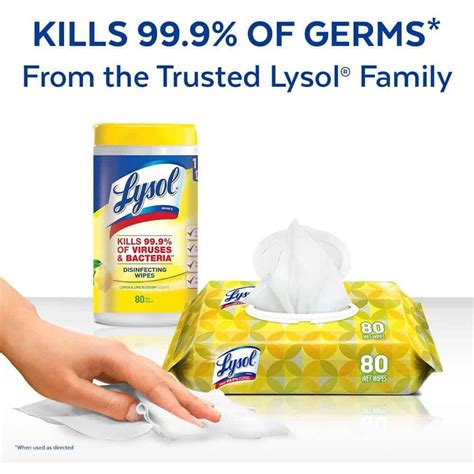 Lysol Disinfecting Wipes (80-Count) - The First Aid Gear Shop